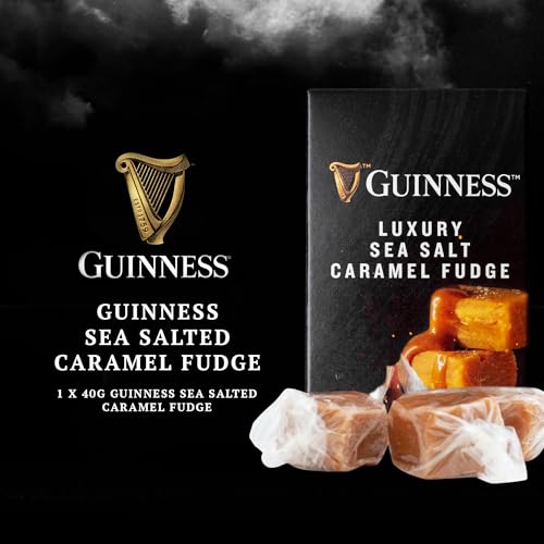 Guinness Gifts for Men, Beer Gift Set - Official Guinness 500ml and Pint Glass, Gourmet Chocolate & Fudge Hampers - Alcohol Gift Sets for Men, Dad Birthday Gifts for Him, Boyfriend, Valentines