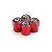 Tire Valve Stem Caps 4 Pack Red Fit for Mazda Accessories