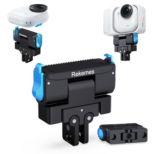 Soporte rápido magnético Insta360 GO de rotación total con dos puntas QR