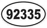 US Decal, Inc. Number 92335 Oval Sticker