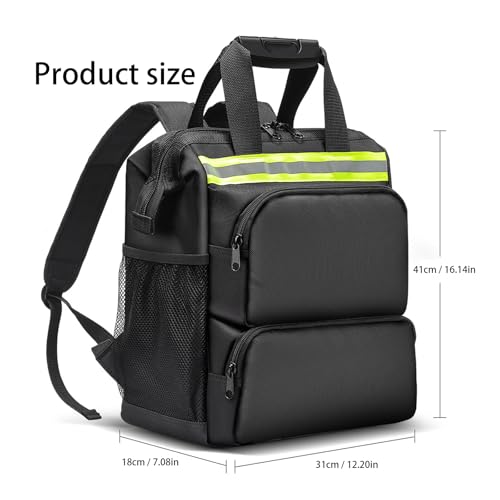 Sac à dos réfléchissant contre l'usure pour technicien de maintenance mobile - 4