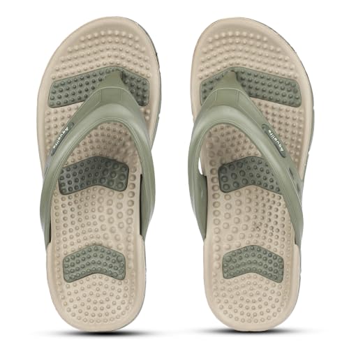 Image of Aqualite Brand Flip Flop for Men | Slipper for Men | Men's EVA Chappal | Lightweight Waterproof Anti-Skid Slippers | Soft Cushion Casual Footwear for Home, Beach, Bathroom & Daily Wear