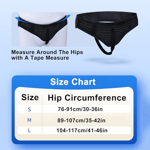 Faja para Hernia Derecha para Hombre, Ajustable, Talla S miniatura 2