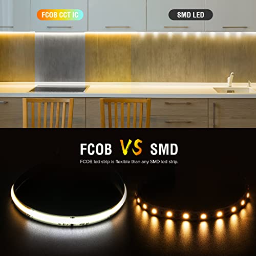Tira LED Bluetooth 16.4FT CCT 3000K-6000K RGB BTF-LIGHTING miniatura 3