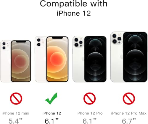 Image of JGD PRODUCTS for iPhone 12 Premium Transparent Hybrid Soft Slim Dust Proof Back Case Cover with Camera Protection