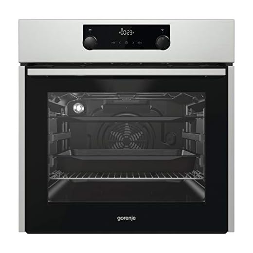Gorenje BOS 737 E301X - Forno da incasso con funzione vapore, pulizia AquaClean, programma speciale di vapore, porta GentleClose, bacchetta a scomparsa, 2 estratti telescopici