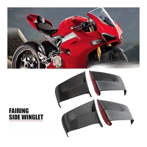 Ailettes spoiler aileron kit de carénage de moto Panigale V4 2019 aile fixe - 2