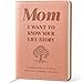Mom I Want to Know Your Life Story Leather Journal - A Guided Journal To Share Her Memories - Meaningful Gifts for Mom from Daughter Son - Sentimental Gifts for Mothers Day, Birthday & Christmas