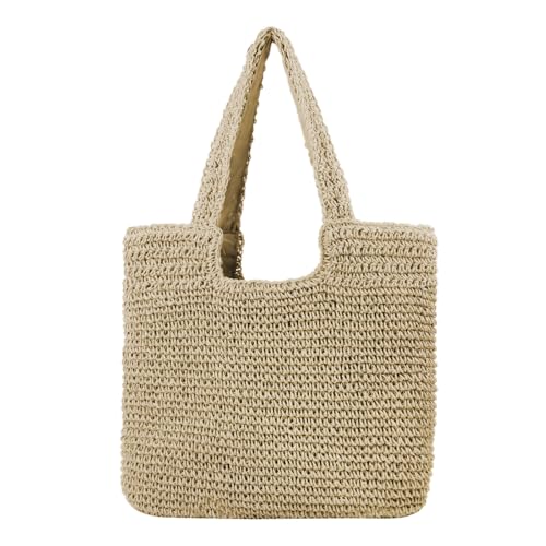 Freie Liebe - Stroh-Strandtasche