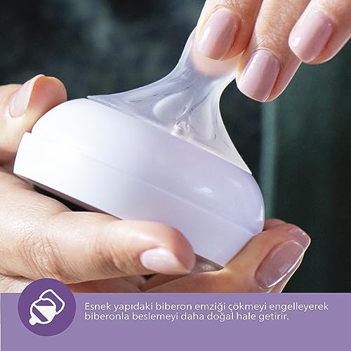 فيليبس أفنت حلمة رضاعة Natural Response من 6 أشهر x ٢ | العلامة التجارية رقم 1 التي توصي بها الأمهات حول العالم