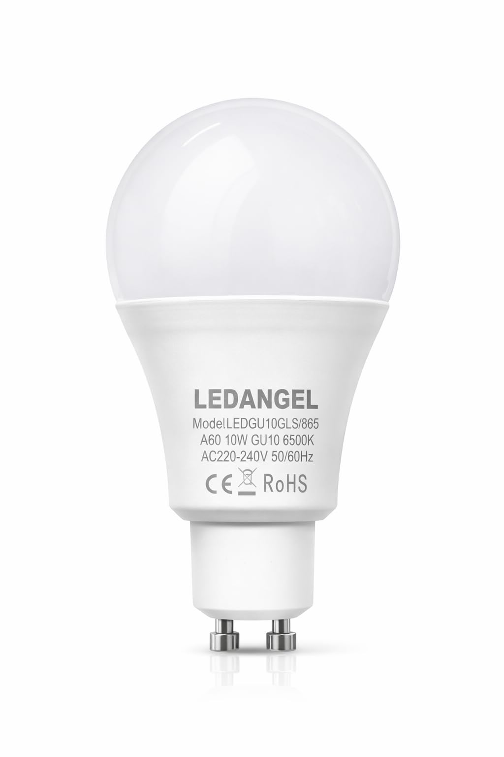 Ledangel 10W GU10 A60 LED Bulb – Daylight 6500K – 1200 Lumens – 100W Equivalent – Wide Beam Flood Light (5)