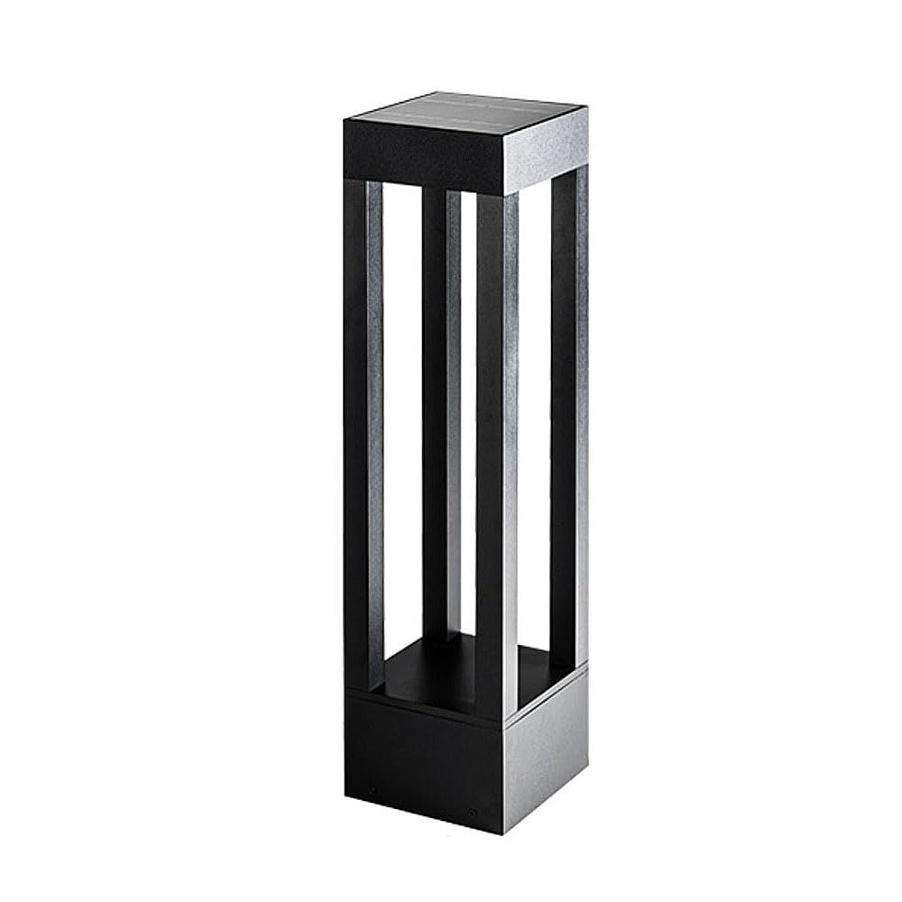 Lampe de pelouse solaire LED étanche à haute autonomie pour balisage extérieur de route