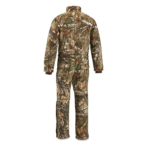 Huntrite Men’s Long Sleeve Camo Hunting Coveralls, Insulated, Lightweight And Tactical, Realtree Edge, Large #TOP5