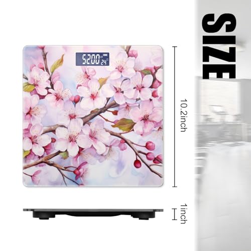 Báscula digital para peso corporal con pantalla retroiluminada miniatura 2