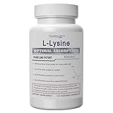 Superior Labs L-Lysine 500 mg Capsules, Pure Non-GMO, Third-Party Tested, No Fillers, Gluten Free, Supports Immune System, Promotes Calcium Absorption, 120 Caps