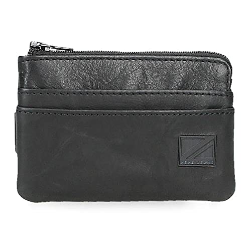 Pepe Jeans Chief Wallet with Card Holder, Black/White, Wallet with Card Holder