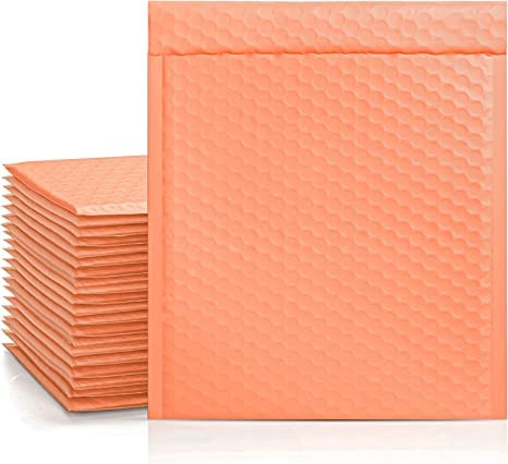 THE WHITE SHOP Bubble Mailers 17.8 * 12.2cm Self-Seal Bubble Poly Mailers, Waterproof Shipping Bags, Cushioning Padded Envelopes, Bubble Poly Mailers for Shipping, Mailing, Packaging