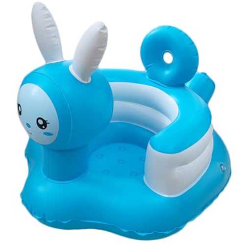 Hohopeti Silla Inflable para Bebés Portátil Asiento de Baño Seguro y Cómodo para Niñas Material Resistente y Fácil de Inflar para Descanso Interiores y Exteriores