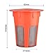 BRBHOM 2 Refillable K Carafe Coffee Pods K-Carafe Reusable Capsules 2.0 K-Carafe Pods Coffee Filters Holder for Keurig K200, K250, K300, K350, K360, K400, K450, K460, K500, K550, K560 Brewing Machines