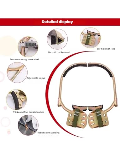Zapatos de escalada eléctricos con picos antideslizantes y hebillas, equipo de escalada seguro para profesionales