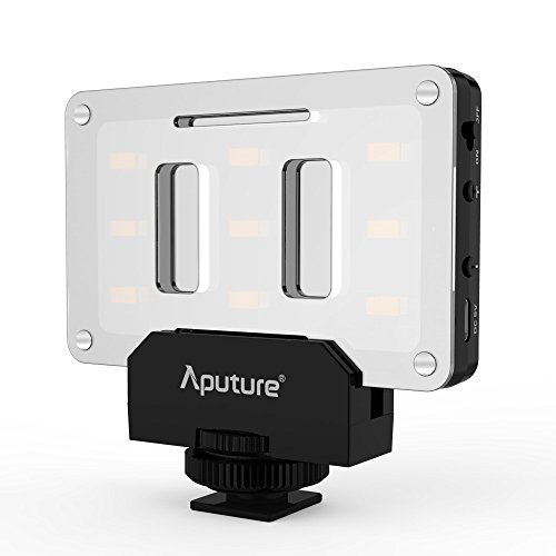 Aputure Amaran Al-M9 Lighting Up Pocket Sized Led Cri/Tlci 95+ 9 Smd Bulbs 9 Steps Dimming 5500K Max 900Lux Internal Battery With Micro-Usb Charging For Sony Canon Nikon #TOP4