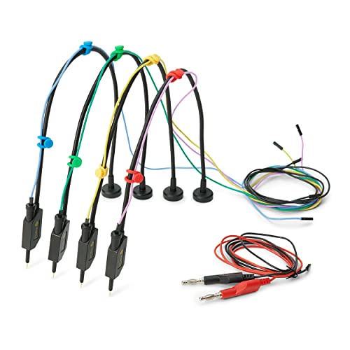 Image of PCBite kit with 2X SQ200 and 4X SQ10 handsfree Probes | Third Hand Tool | Rework Station | Helping Hands Soldering | Circuit Board Soldering Kit