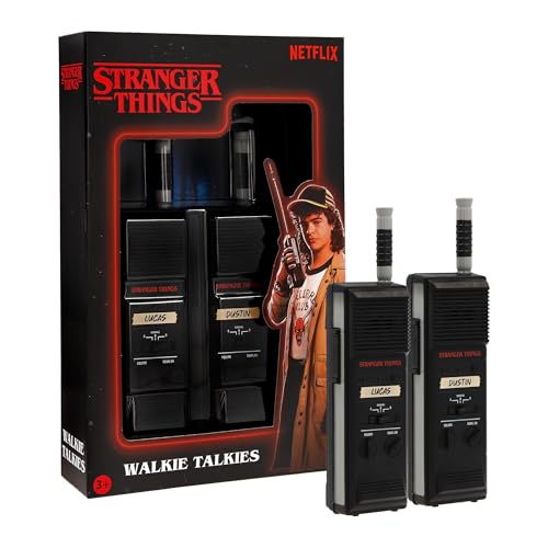IMC Toys Stranger Things - WALKIE Talkie Jouets électroniques Deux Talkies-Walkies pour Communiquer par Transmission D’Ondes Radio, Inspirés De La Série Stranger...