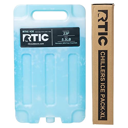 Rtic Refreezable Reusable Cooler Ice Packs Cold Ice Chest Pack Long-Lasting With Break-Resistant Design, For Food And Drink, Perfect For Travel And Storage, Small (2 Pack) #TOP2