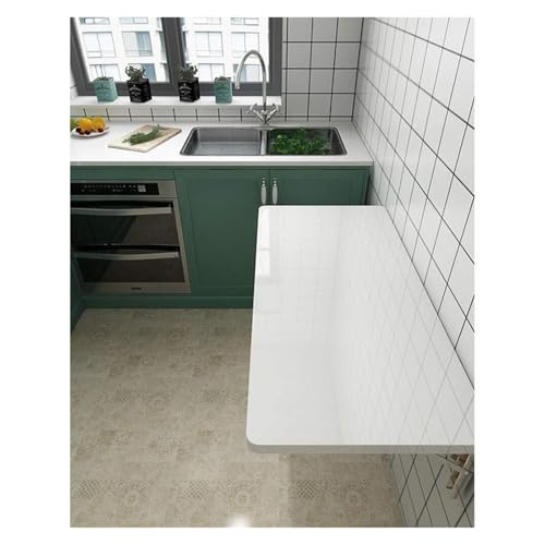 Table pliante murale 60x40cm pour cuisine et salon | Établi compact