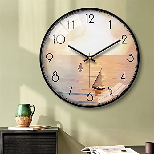 Horloge murale pour bureau et étude augmentant la concentration sans bruit