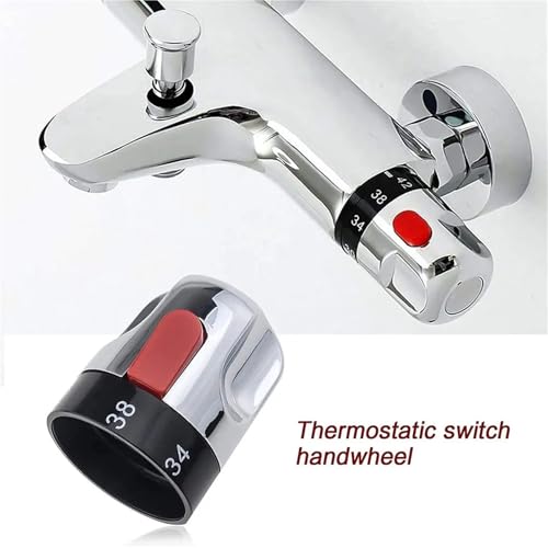 Poignée de commande thermostatique pour robinet de douche et bain - 5