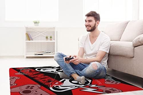 Pink African American Ballerina Area Rugs for Boys Girls Kids Cute Ballet Princess Dancer Polyester Fiber Non-Slip Floor Carpets Sofa Floor Mat for Living Room 39 * 59inch 8 41M wpveEeL. AC