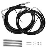YTE33439 Rear AC Line Set Hose Kit fits Short wheelbase SUV for 2007-2014 Chevy Tahoe, Yukon, Escalade, Replacement # 19257317, 19257318, 15-33439