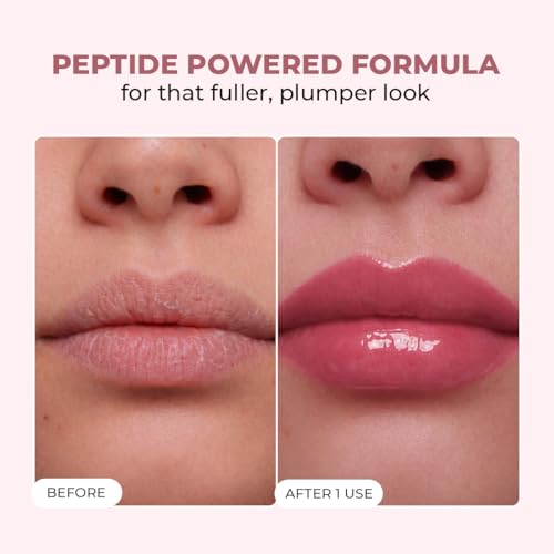 Image of Conscious Chemist Peptide Lip Balm SPF15 - Plum Rose | 24 hr Hydration & Moisturizing Lip Balm for Dark & Pigmented Lips | Sun Protection | Soothes Dry Lips & Repair Moisture Barrier - 15g, Mauve