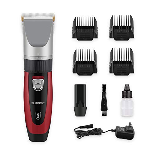 Hair Clippers for Men SUPRENT Professional Cordless Hair Clippers Hair Trimmer for Man Rechargeble Haircutting Kit with Ceramic Blade Quick Charge Mens Hair Clippers for Family Use