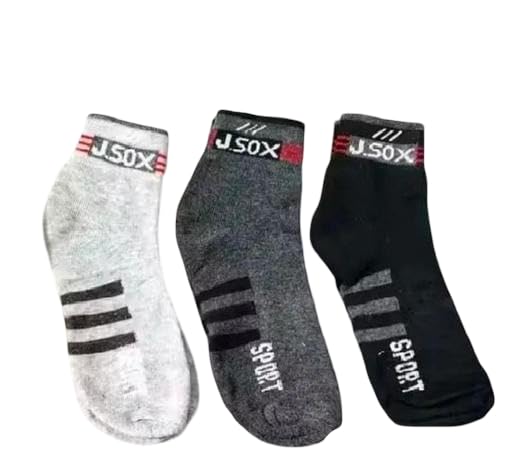 Comfortable Men's Cotton Socks Pack of 3 Pair | Trendy Printed Summer Socks Multi free size-picture-21