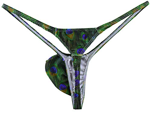 Mens Swim Thong Bulge Pouch Bikini T-Back WSS35