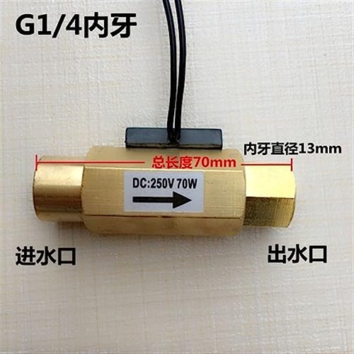 Sensor de flujo de agua DN25 magnético interruptor de aire de cobre 3