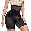 MERYOSZ-Tummy-Control-Shapewear-for-Women-High-Waist-Waist-Trainer-Shaper-Slip-Shorts-Butt-Lifter-Thigh-Slimmer-Panties MERYOSZ Tummy Control Shapewear for Women Seamless High Waist Trainer Shaper Slip Shorts Butt Lifter Thigh Slimmer Panties (Black, L)