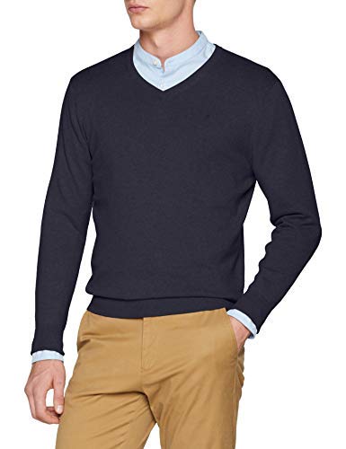 Scalpers V Neck Petrol Maglione Uomo