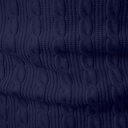 Men's Quarter Zip Up Sweater Slim Fit Long Sleeve Muscle Tops Stand Collar Twisted Knitwear Turtneck Pullover Sweater2