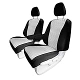 FH Group Custom Fit Neoprene Seat Covers for Honda Pilot, Water Resistant SUV Fr...
