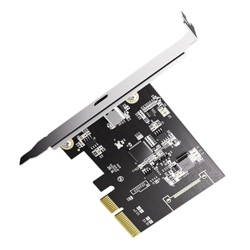 Tarjeta convertidora Speed PCIe 4X a USB 3.2 tipo C interna para actualizar torre de PC