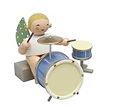 Wendt & Kühn 650/44a Engel mit zweiteiligem Schlagzeug, sitzend