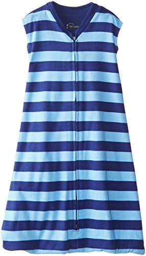 New Jammies Baby-Girls Newborn Organic Wearable Blanket Chevron, Multi, 6-12 Months