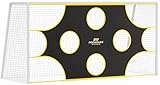 PodiuMax Soccer Goal Target Net with 10 Scoring Zones, Compatible with 12'x6‘ Soccer Goals
