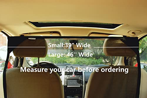 Nac&Zac Suv Pet Barrier - High See Through Net Vehicle Pet Barrier To Keep Dogs And Pet Hair Out Of Front Seat (Small) #TOP2