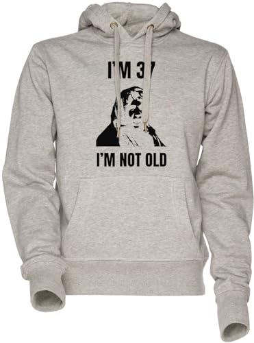 Sweat-shirt gris unisexe Im 37 Im Not Old fini les vêtements ternes pour vos 37 ans