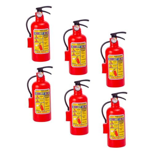 Hohopeti Giocattoli Acquatici per Piscine Estive 6 Pezzi a Forma di Mini Estintore in Plastica Resistente, Sparatutto D’acqua Portatile Impugnatura Antiscivolo, Giochi da Spiaggia