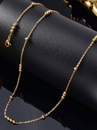 Small round bead necklace3